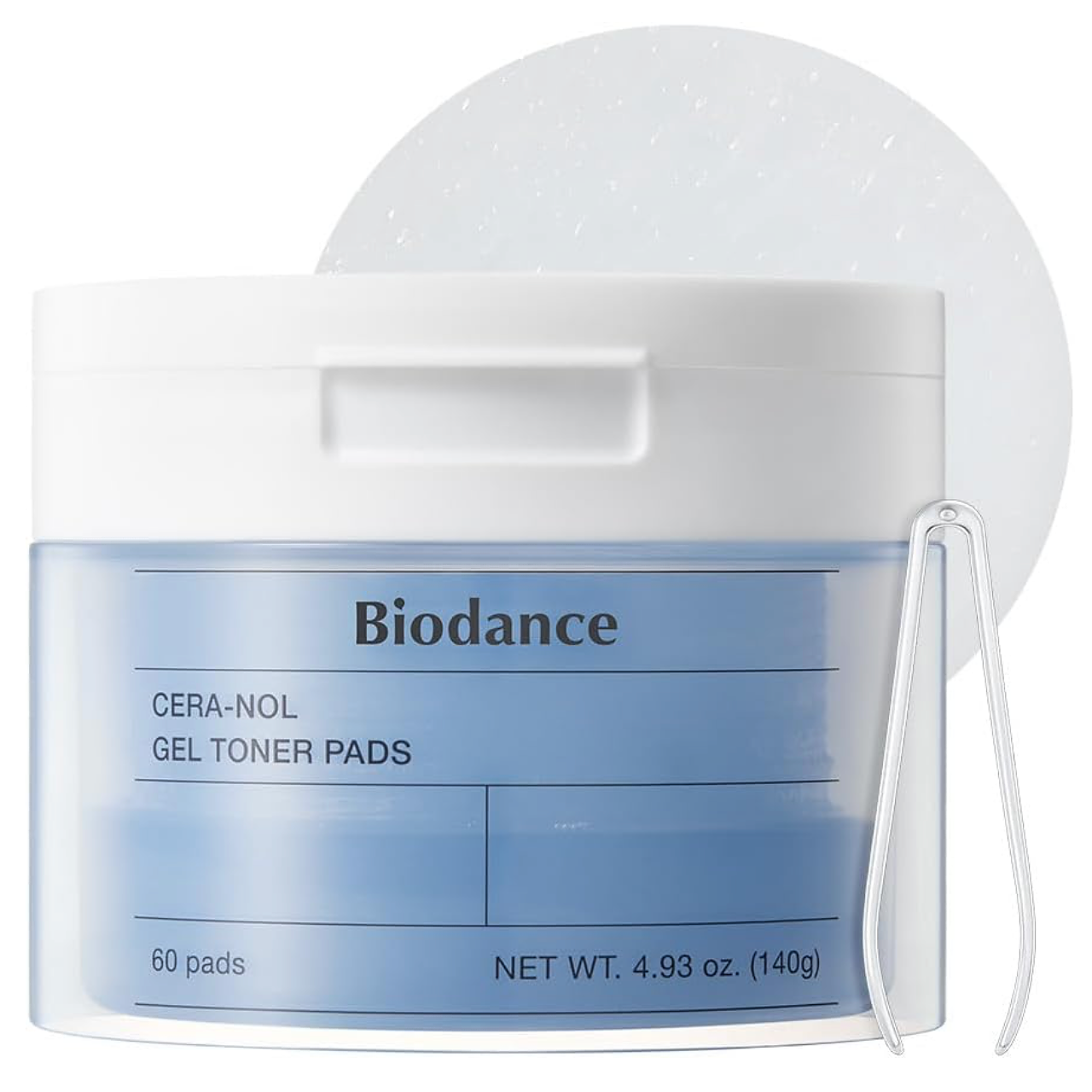 Ceranol Gel Toner Pads 60 Pads - Biodance